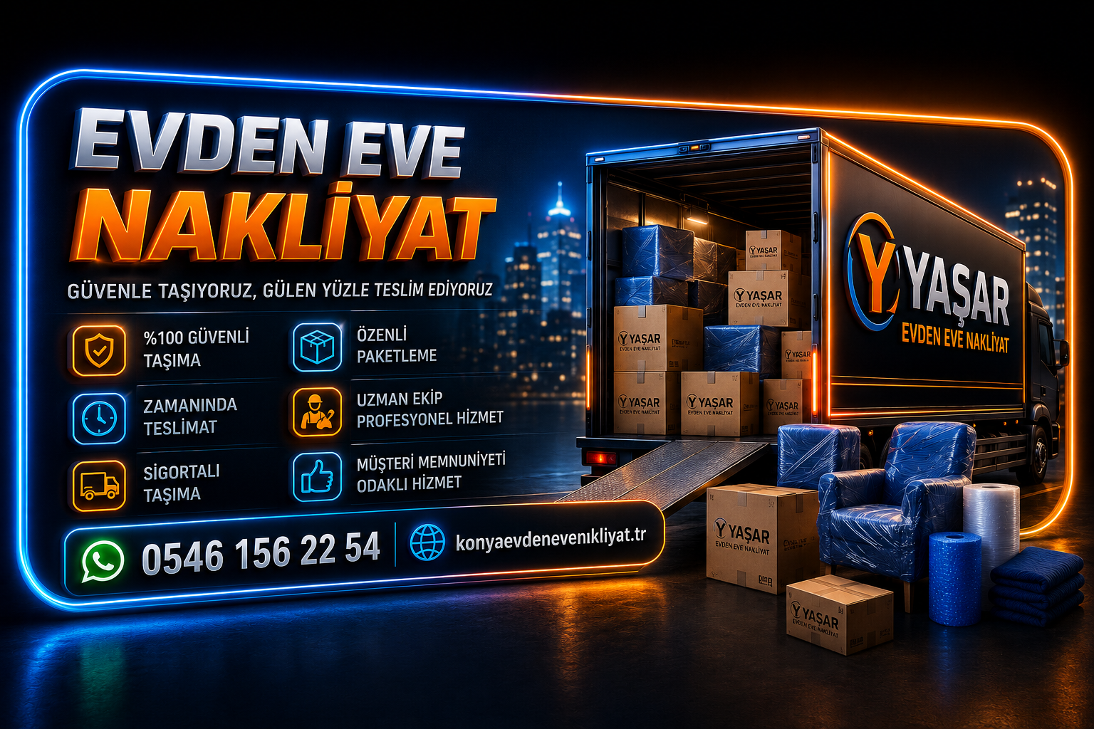 Konya Şehirler Arası Evden Eve Nakliyat