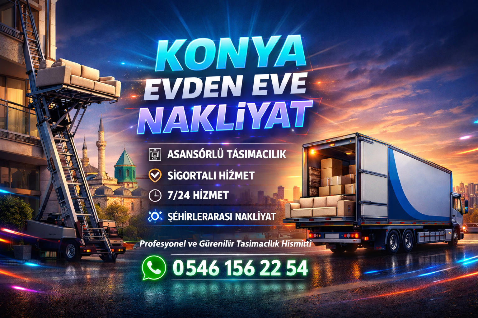 Konya Ofis Taşımacılığı | Profesyonel Büro ve İş Yeri Nakliyat Hizmeti